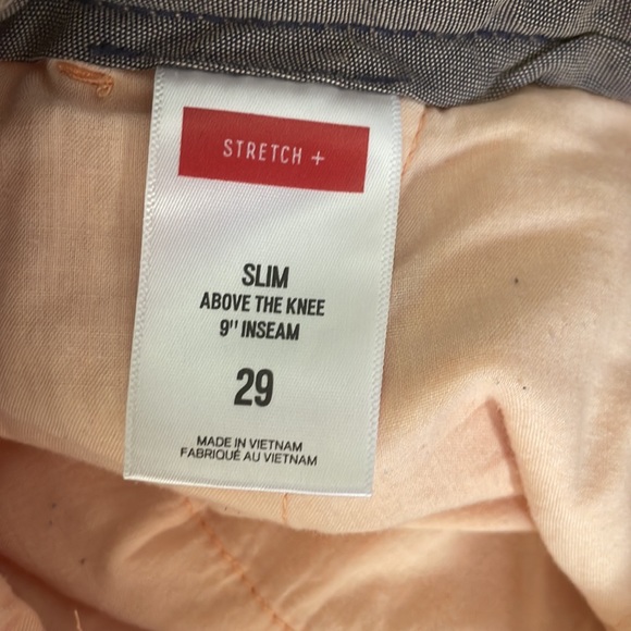 MENS KHAKI SHORTS EXPRESS SALMON COLOR - Picture 3 of 4